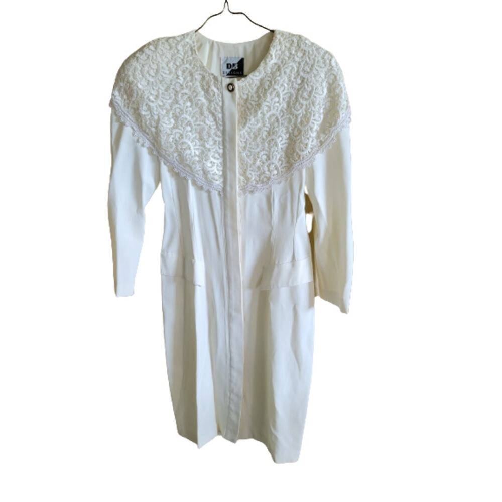 DB Design Womens Size 8 Dress Lace Collar